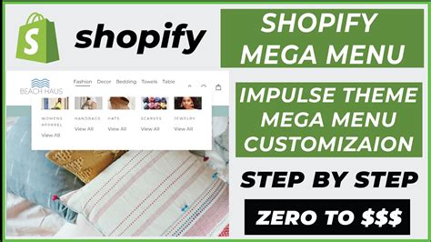 create mega menu in shopify